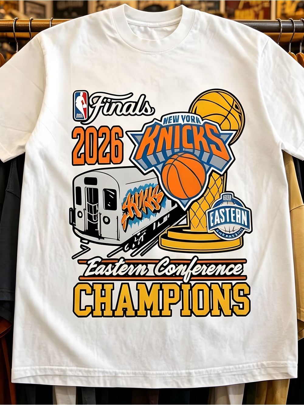 San Antonio Spurs vs New York Knicks 2026 NBA Finals T-shirt